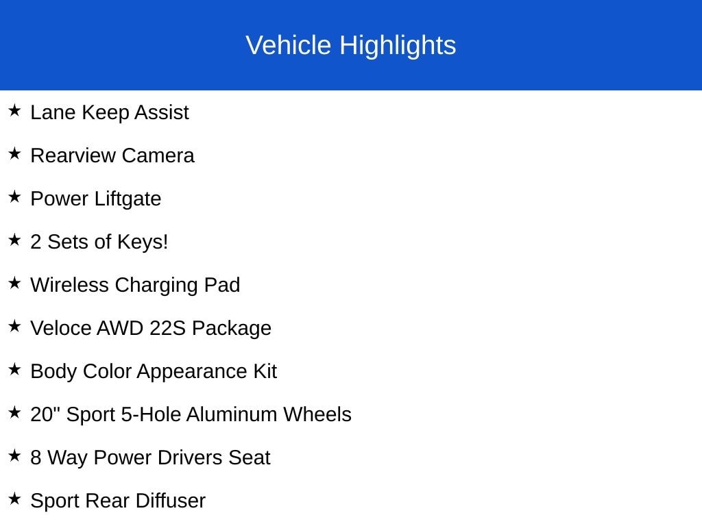 Used 2023 Alfa Romeo Stelvio Veloce Veloce AWD