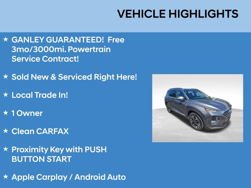 Used 2019 Hyundai Santa Fe Limited 2.0T SUV