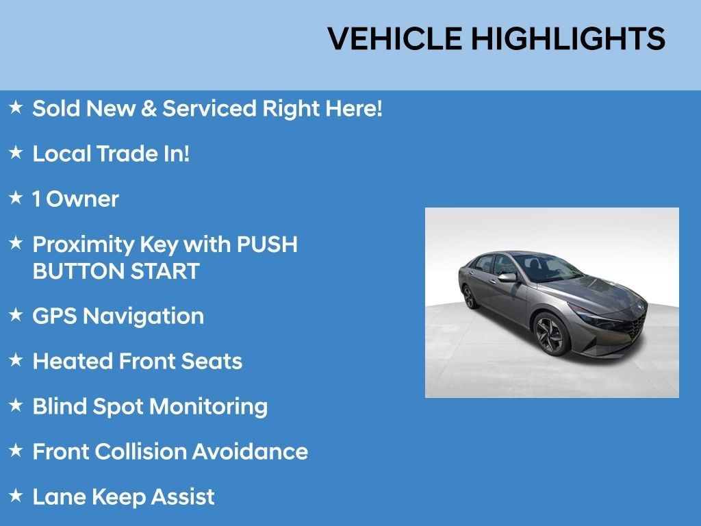 Used 2023 Hyundai Elantra SEL Sedan