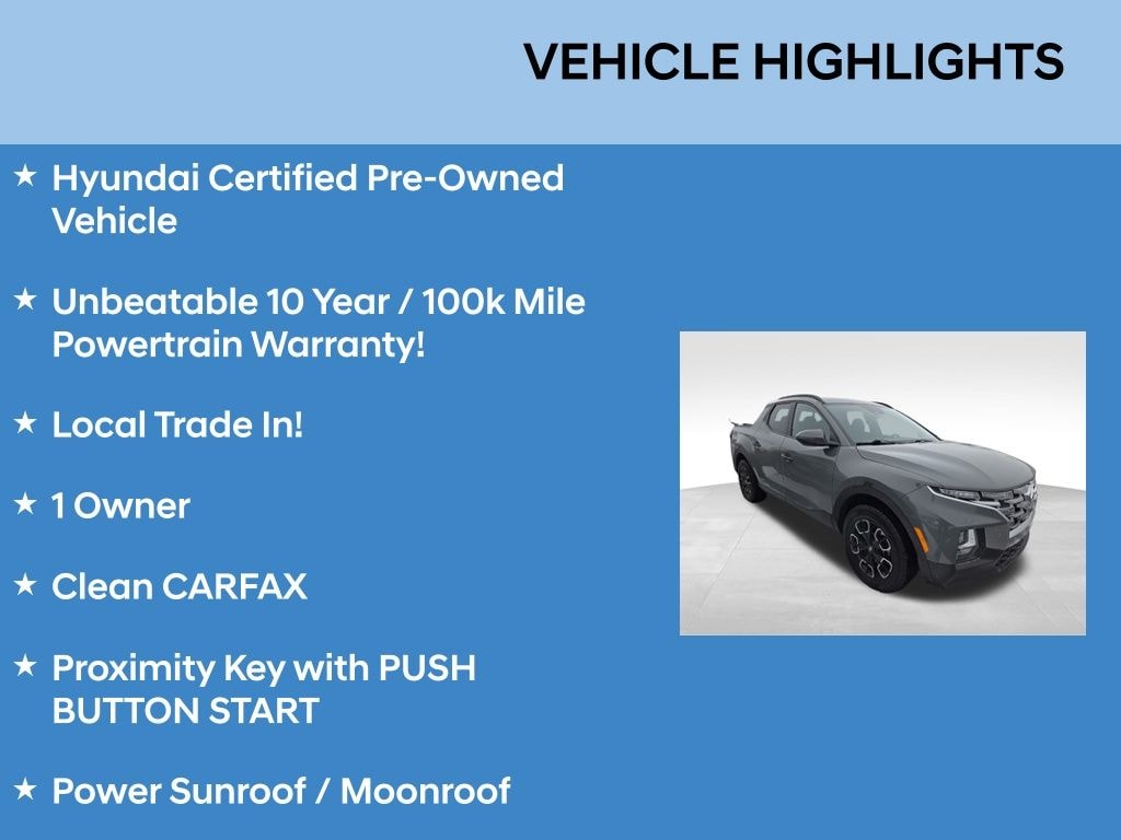 Certified 2023 Hyundai Santa Cruz 2.5L SEL Truck Crew Cab