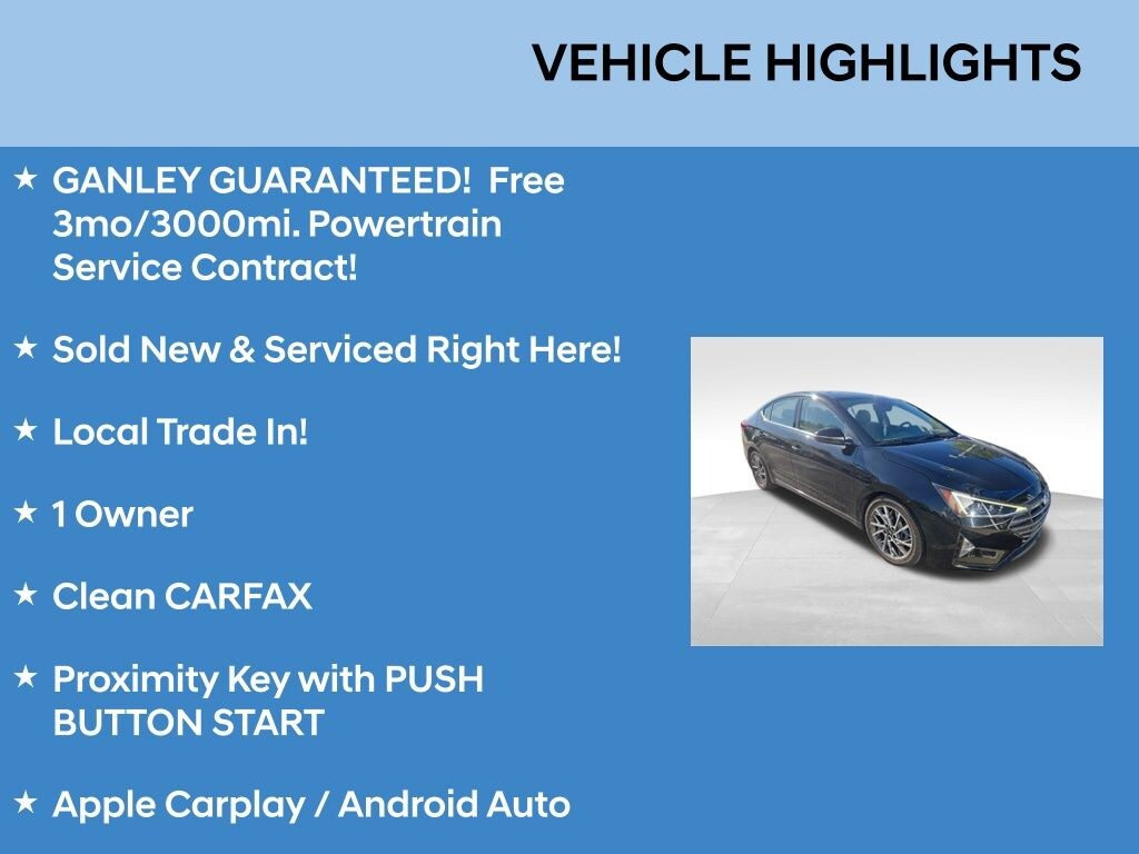 Used 2020 Hyundai Elantra Limited Sedan