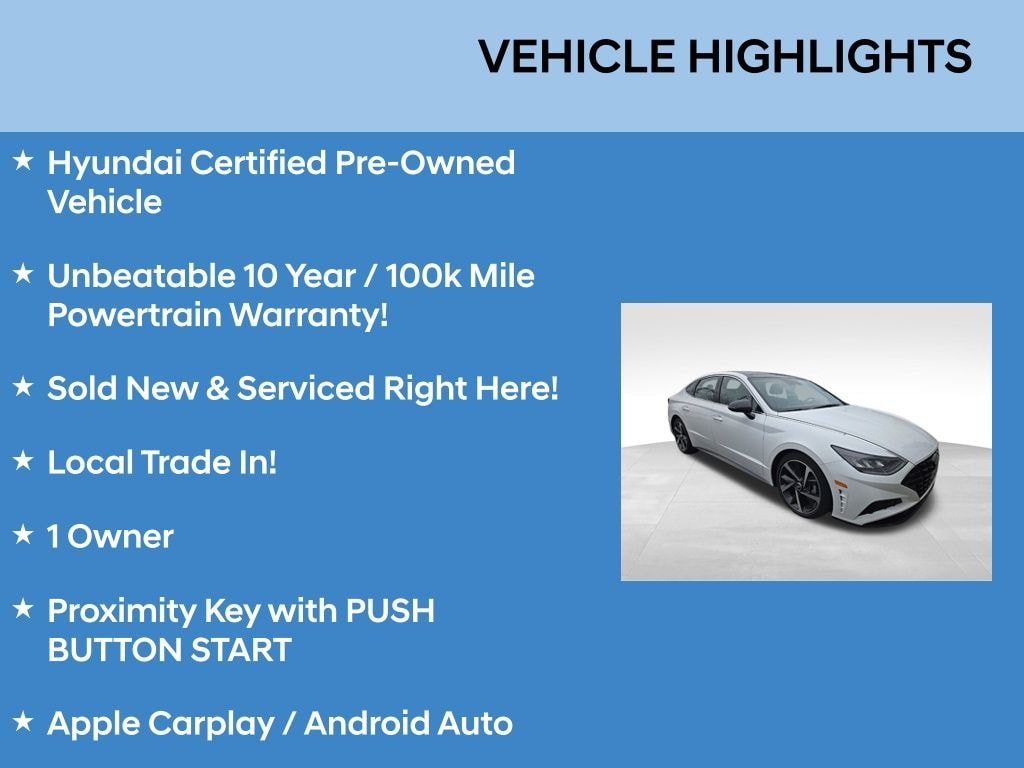 Certified 2023 Hyundai Sonata SEL Plus Sedan