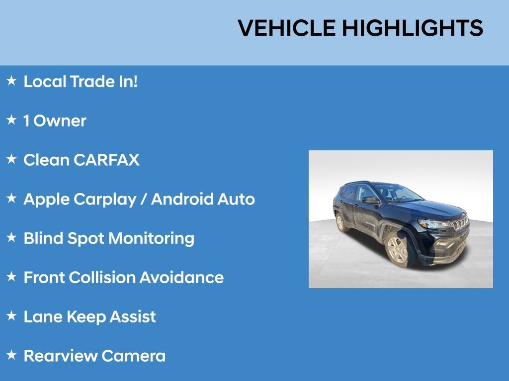 Used 2022 Jeep Compass Latitude SUV