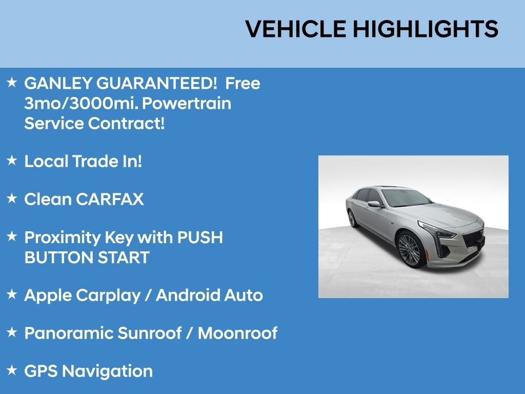 Used 2020 CADILLAC CT6 3.6L Premium Luxury Sedan