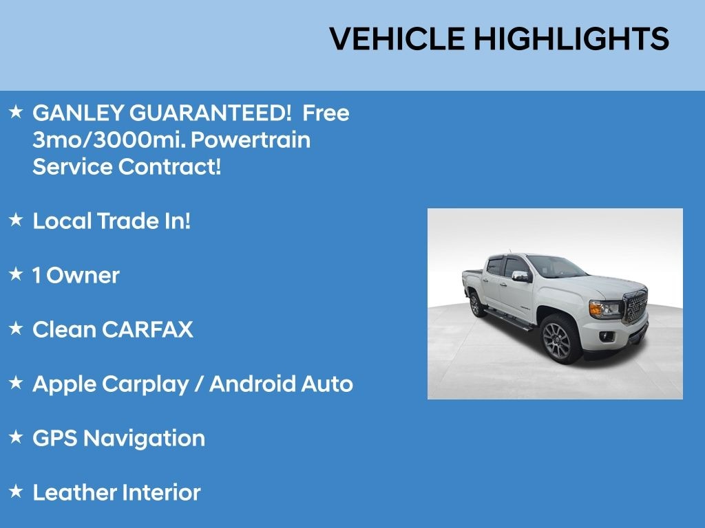 Used 2020 GMC Canyon Denali Truck Crew Cab
