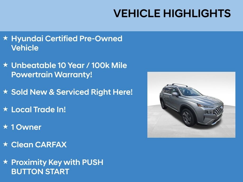 Certified 2022 Hyundai Santa Fe SEL SUV