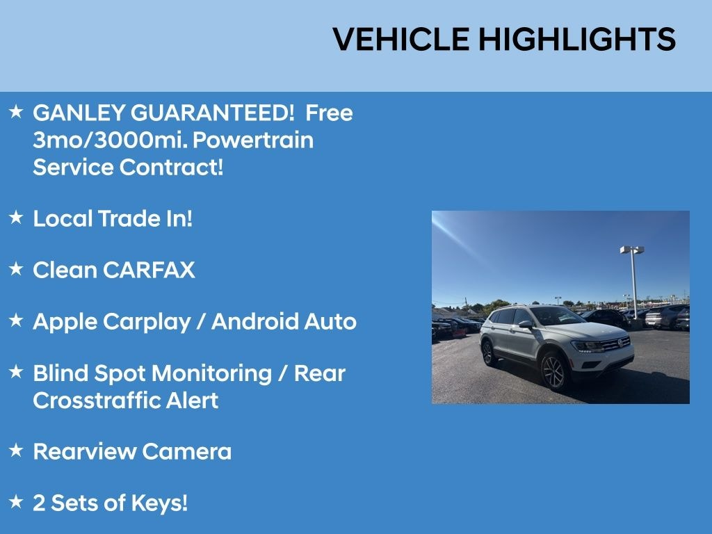 Used 2021 Volkswagen Tiguan 2.0T S 4MOTION SUV