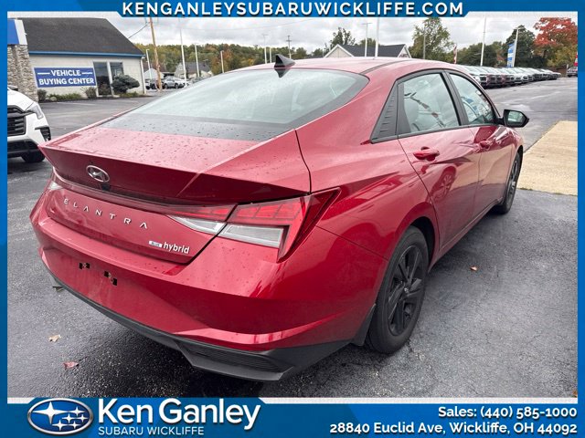 Used 2023 Hyundai Elantra Blue with VIN KMHLM4AJ9PU043945 for sale in Wickliffe, OH