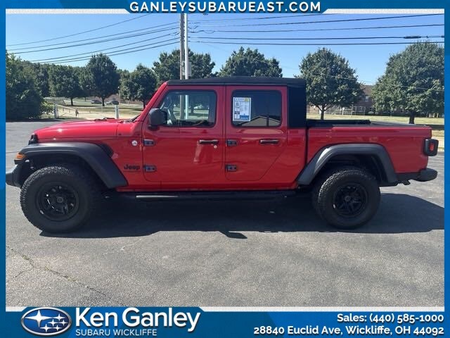 Used 2020 Jeep Gladiator Sport S with VIN 1C6HJTAG0LL130917 for sale in Wickliffe, OH