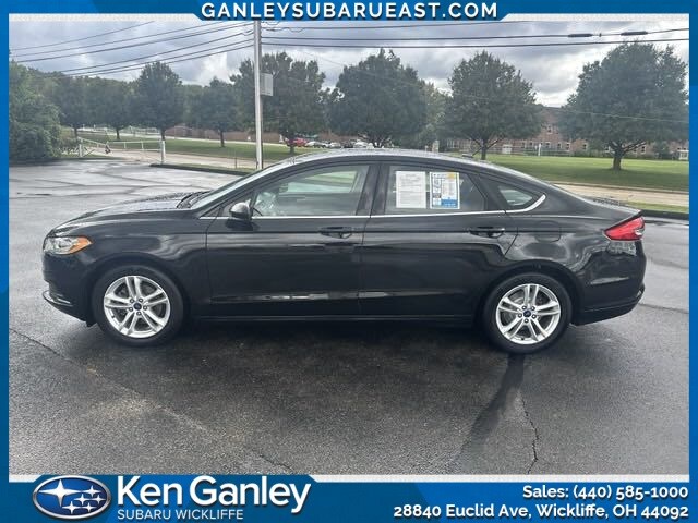 Used 2018 Ford Fusion SE with VIN 3FA6P0HD5JR210694 for sale in Wickliffe, OH