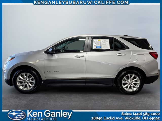 Used 2021 Chevrolet Equinox LS with VIN 3GNAXHEV0MS128540 for sale in Wickliffe, OH