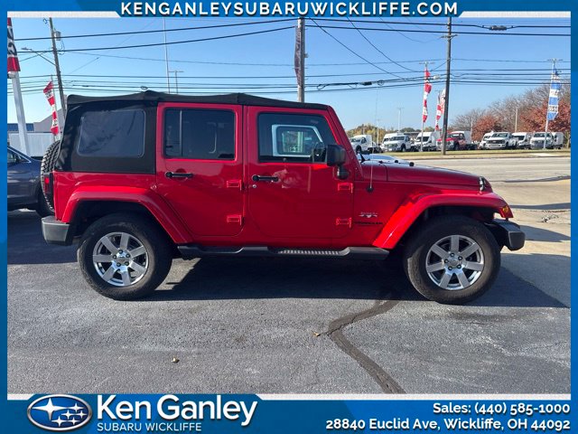 Used 2016 Jeep Wrangler Unlimited Sahara with VIN 1C4BJWEGXGL115793 for sale in Wickliffe, OH