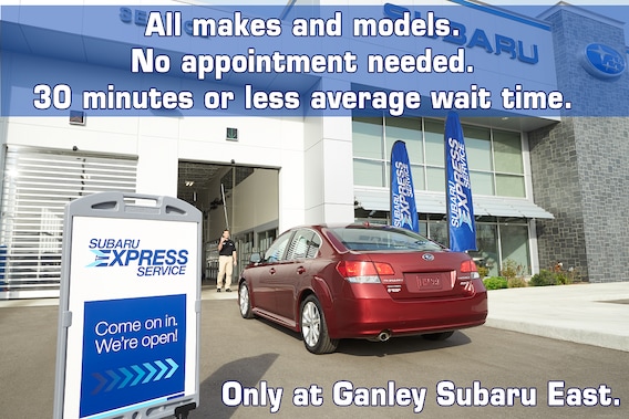 Ganley Subaru East >> The All New Express Service Ganley Subaru East Ganley Subaru East >> The All New Express Service Ganley Subaru East