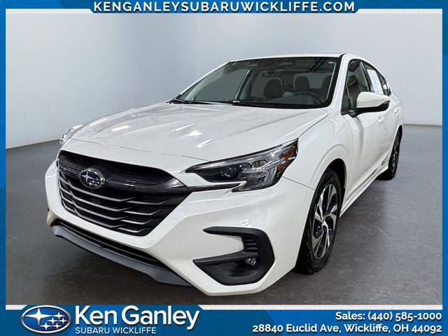 Crystal White Pearl 2023 Subaru Legacy Premium AWD Sedan All-Wheel Drive Continuously Variable Transmission