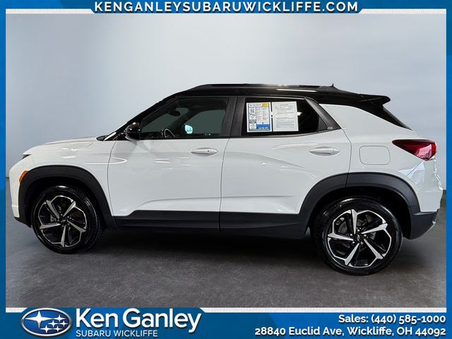 Used 2021 Chevrolet Trailblazer RS with VIN KL79MUSL9MB137780 for sale in Wickliffe, OH