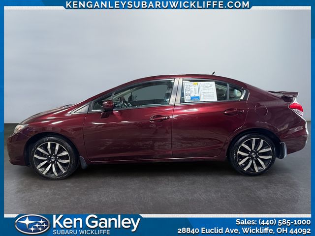 Used 2014 Honda Civic EX-L with VIN 19XFB2F96EE037302 for sale in Wickliffe, OH