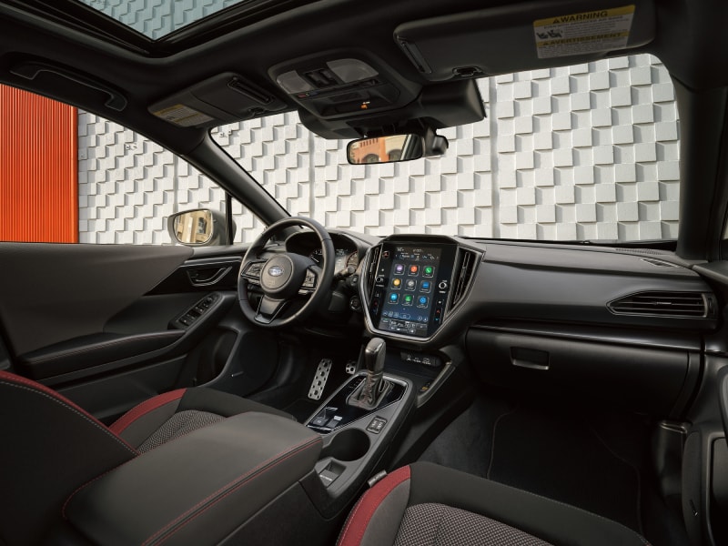 Interior features of the Subaru Impreza