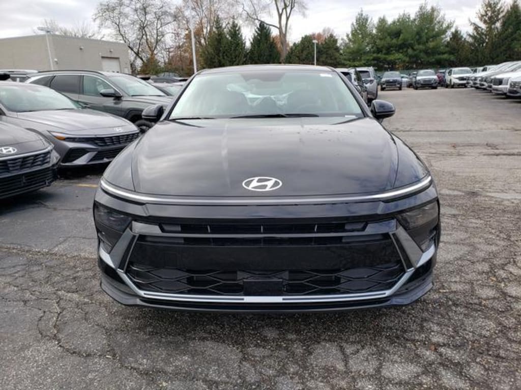 New 2026 Hyundai Sonata Hybrid Blue Sedan