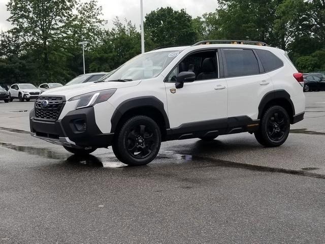 Certified 2022 Subaru Forester Wilderness with VIN JF2SKAMC1NH475017 for sale in North Olmsted, OH