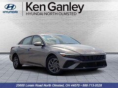 2025 Hyundai Elantra Hybrid Blue Sedan