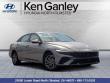 New 2025 Hyundai Elantra Hybrid Blue Sedan
