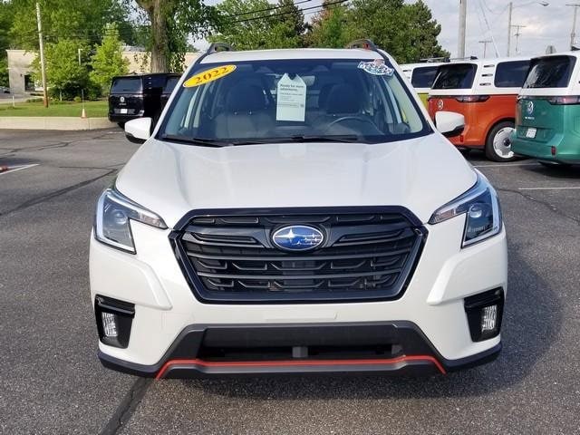 Certified 2022 Subaru Forester Sport with VIN JF2SKAJC8NH491185 for sale in North Olmsted, OH