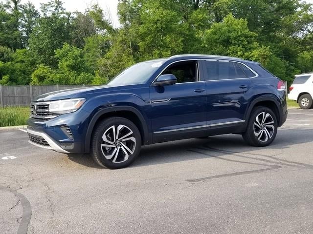 Certified 2023 Volkswagen Atlas Cross Sport SEL with VIN 1V2BE2CA1PC209362 for sale in North Olmsted, OH