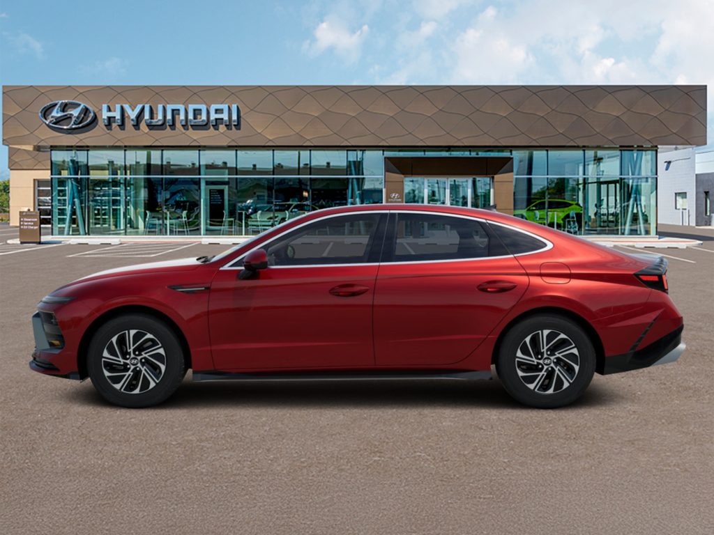 New 2026 Hyundai Sonata Hybrid Blue Sedan