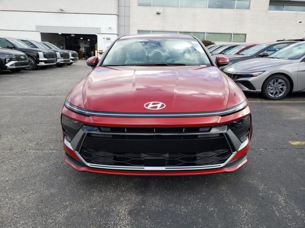 New 2026 Hyundai Sonata Hybrid Blue Sedan