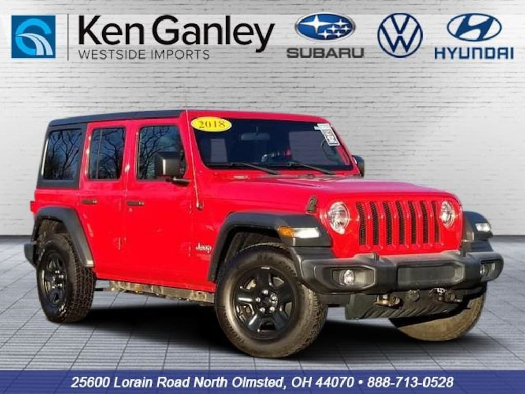 Used 2018 Jeep Wrangler Unlimited Sport SUV