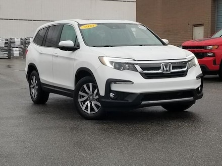 Featured Used 2021 Honda Pilot EX-L SUV for Sale in North Olmsted, OH
