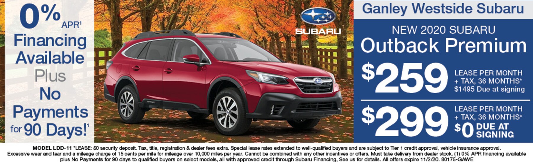 New Subaru &amp; Used Car Dealer Ganley Westside Subaru