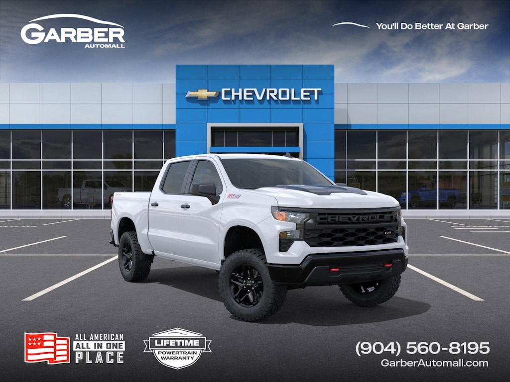 New 2026 Chevrolet Silverado 1500 Custom Trail Boss Truck