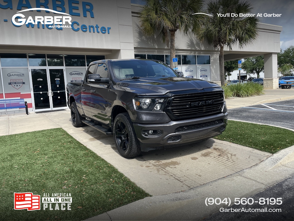 Used 2021 Ram 1500 Big Horn Quad Cab 4x4 64 Box Truck