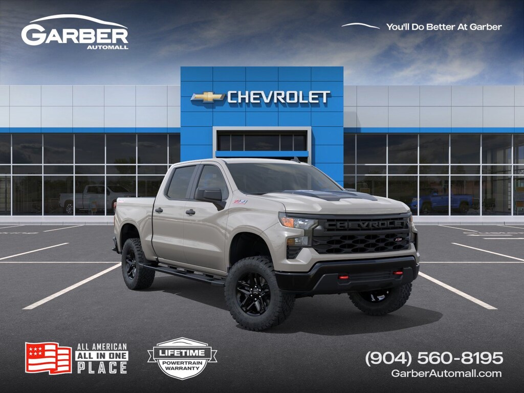 New 2026 Chevrolet Silverado 1500 Custom Trail Boss Truck