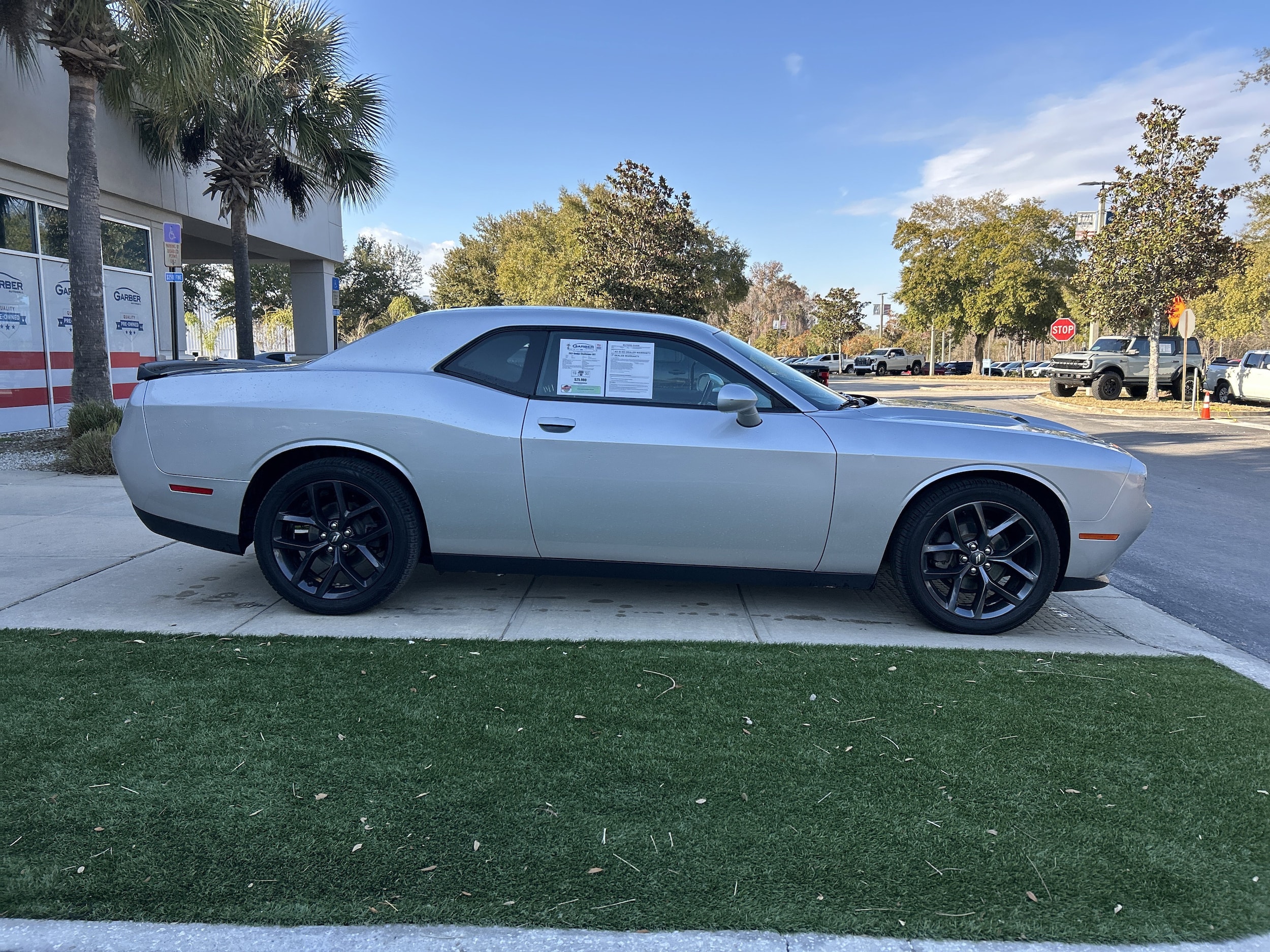 Used 2021 Dodge Challenger SXT with VIN 2C3CDZAG8MH552255 for sale in Green Cove Springs, FL