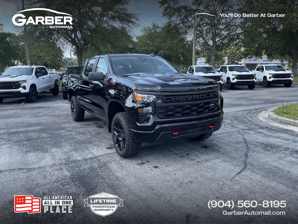 New 2026 Chevrolet Silverado 1500 Custom Trail Boss Truck