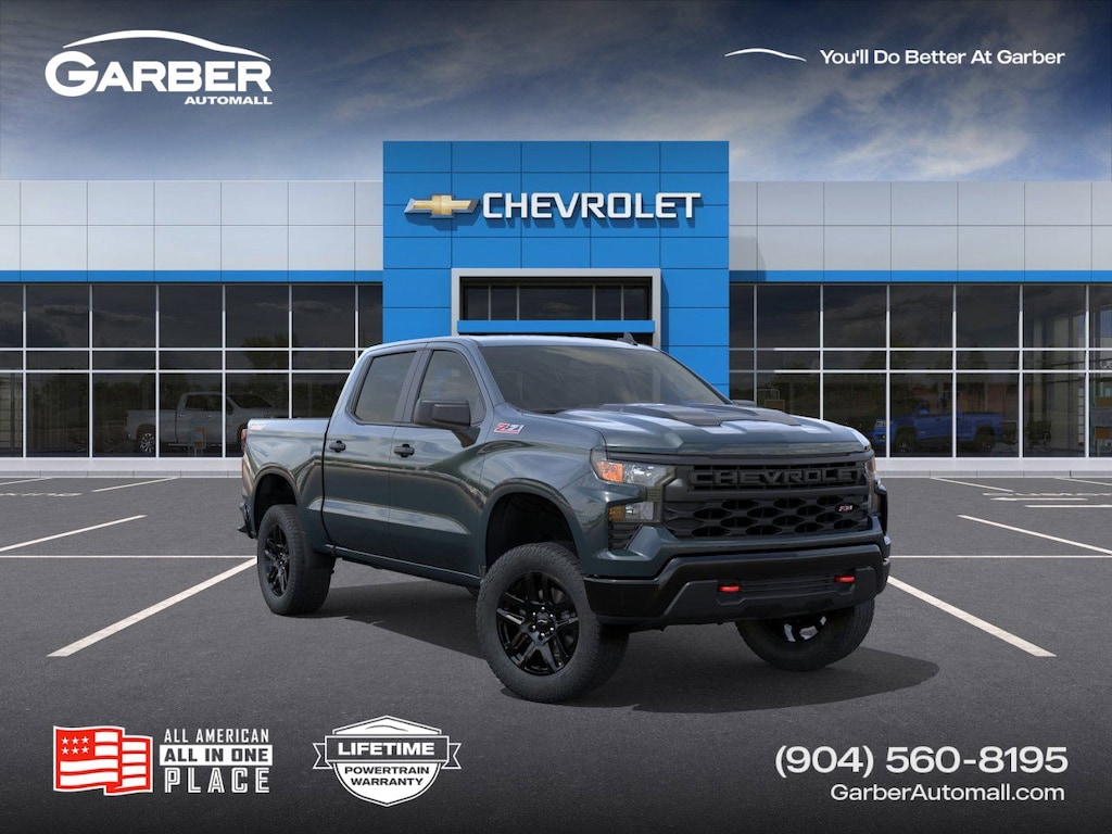 New 2026 Chevrolet Silverado 1500 Custom Trail Boss Truck