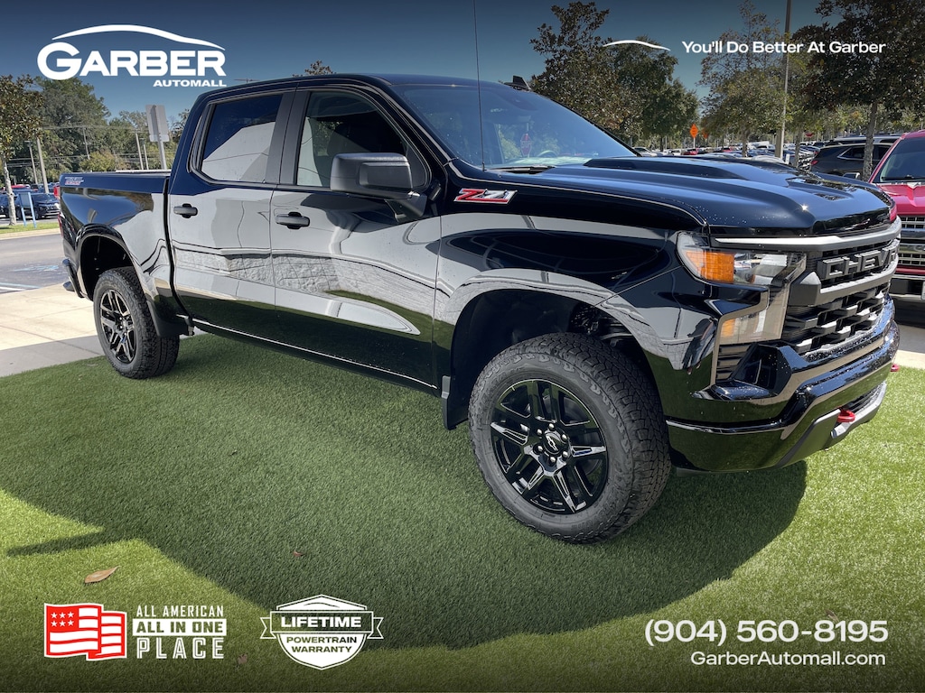 New 2026 Chevrolet Silverado 1500 Custom Trail Boss Truck