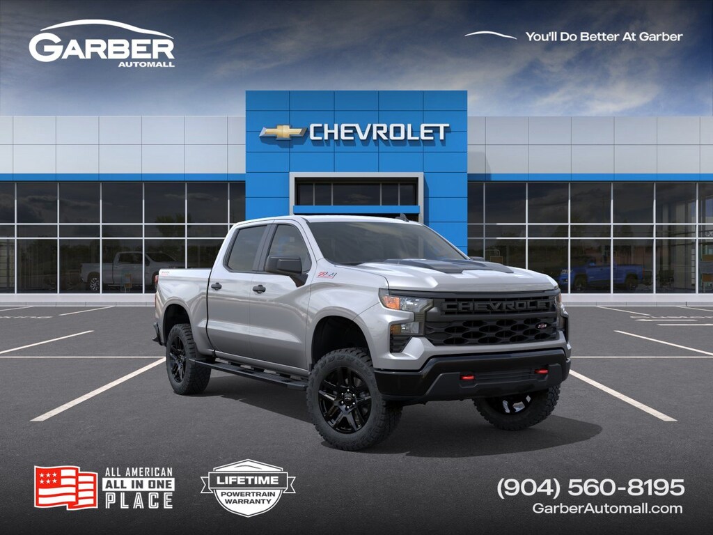 New 2026 Chevrolet Silverado 1500 Custom Trail Boss Truck