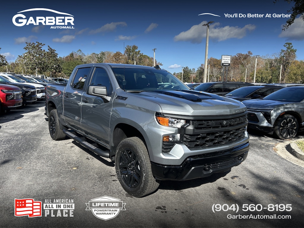 New 2026 Chevrolet Silverado 1500 Custom Trail Boss Truck