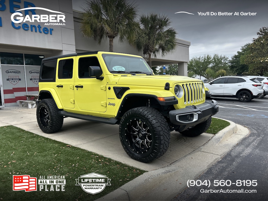 Used 2023 Jeep Wrangler 4-Door Sahara 4x4 SUV