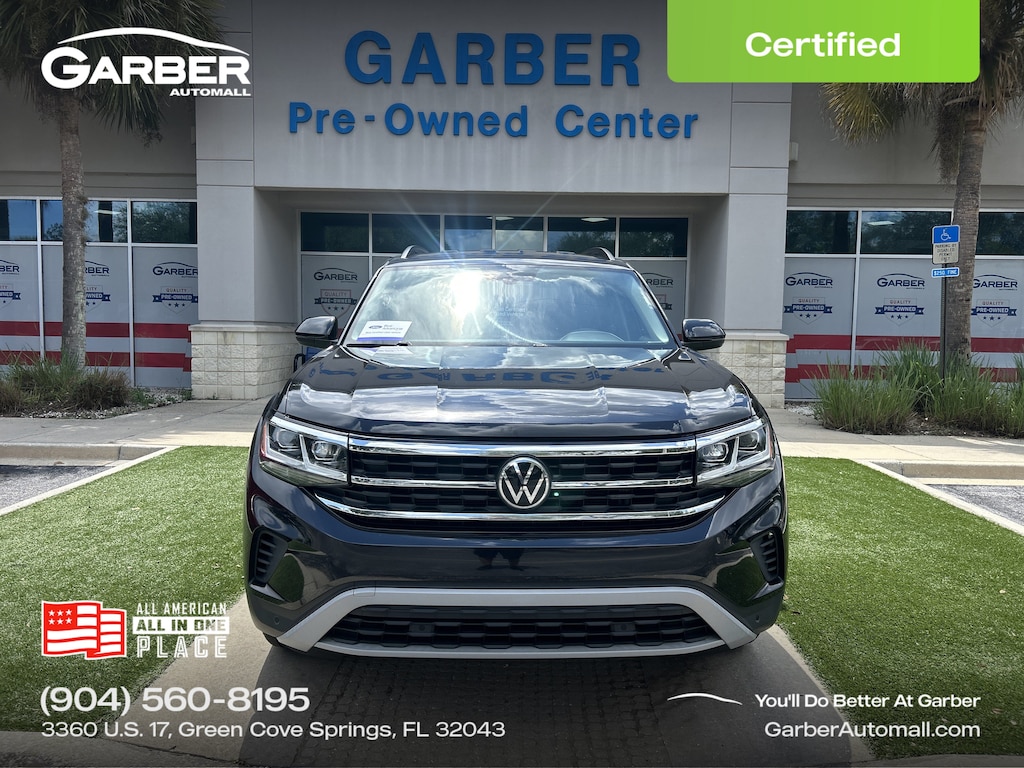 Used 2021 Volkswagen Atlas 3.6L V6 SE w/Technology SUV
