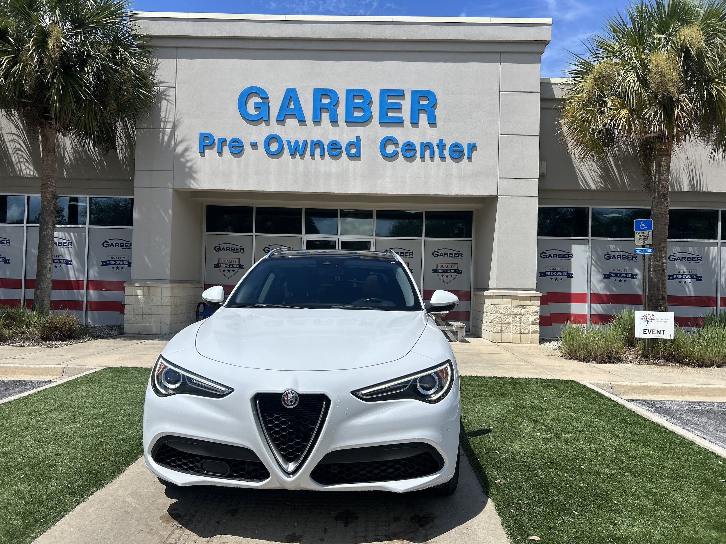 Used 2021 Alfa Romeo Stelvio Ti with VIN ZASPAKBN1M7C99650 for sale in Green Cove Springs, FL