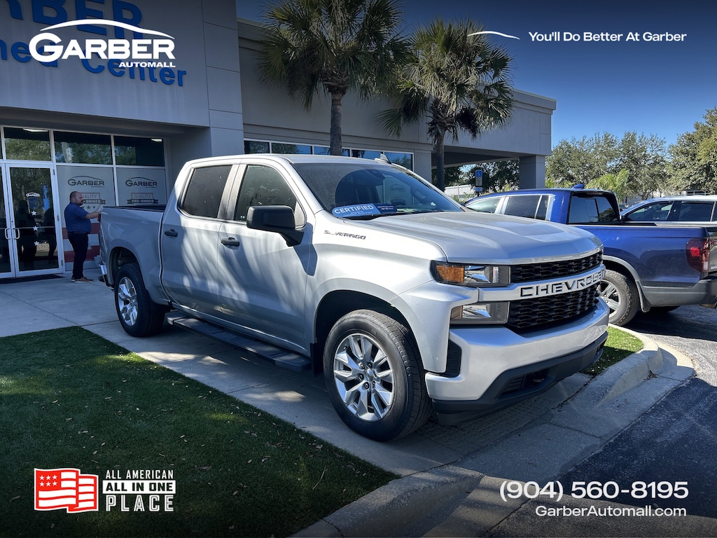 Certified 2022 Chevrolet Silverado 1500 LTD Custom Truck Crew Cab