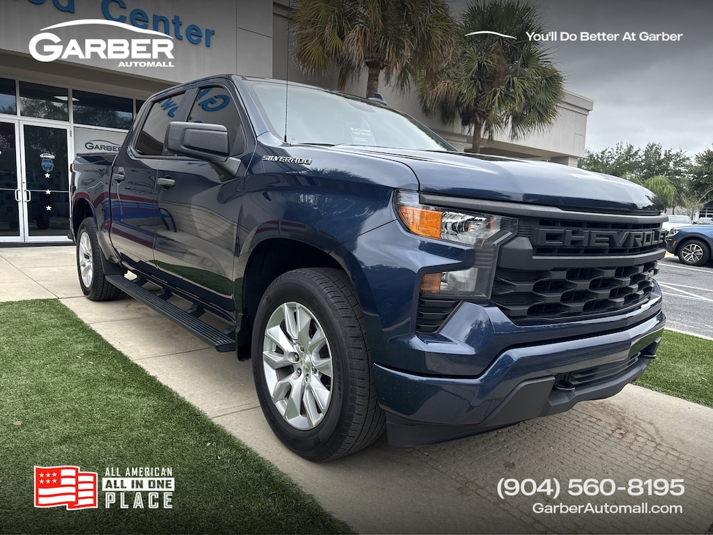 Used 2022 Chevrolet Silverado 1500 Custom Truck Crew Cab