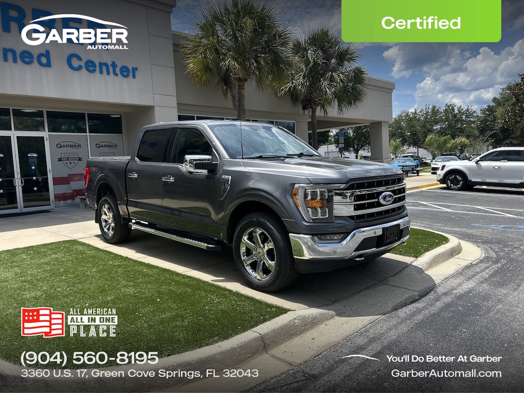 Certified 2021 Ford F-150 Lariat Truck SuperCrew Cab