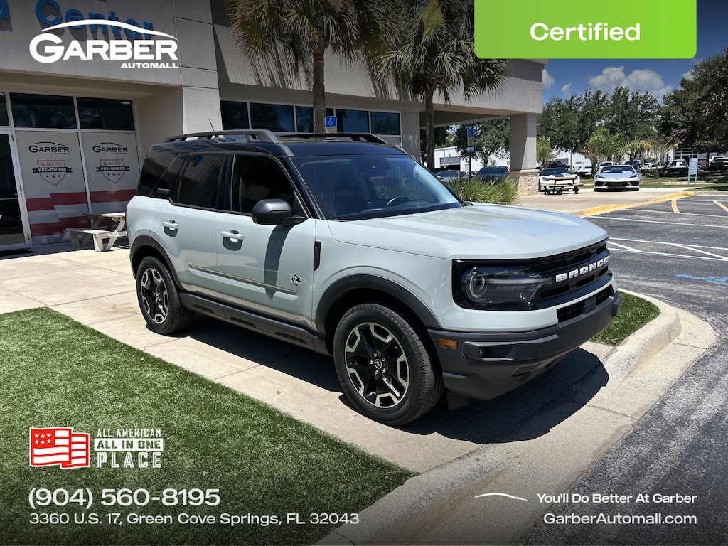Certified 2022 Ford Bronco Sport Outer Banks SUV
