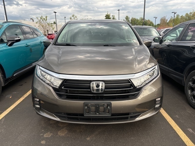 Used 2021 Honda Odyssey EX-L with VIN 5FNRL6H70MB033476 for sale in Rochester, NY