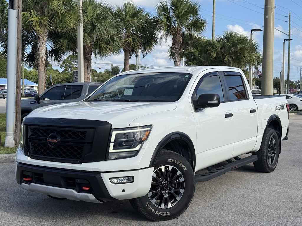 Used 2021 Nissan Titan Crew Cab PRO-4X 4x4 Truck Crew Cab